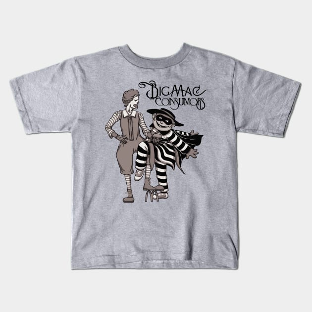 Fleetwood Mac / Big Mac Crossover Kids T-Shirt by tduffyworld